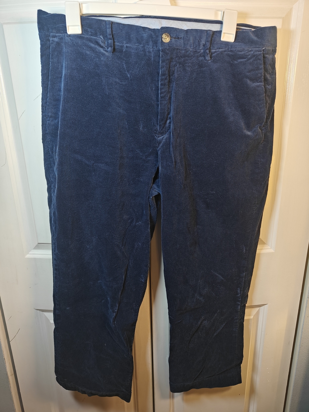 Polo Ralph Lauren Mens 38x26 Navy Blue Classic Fit Wide Wale Corduroy Pants